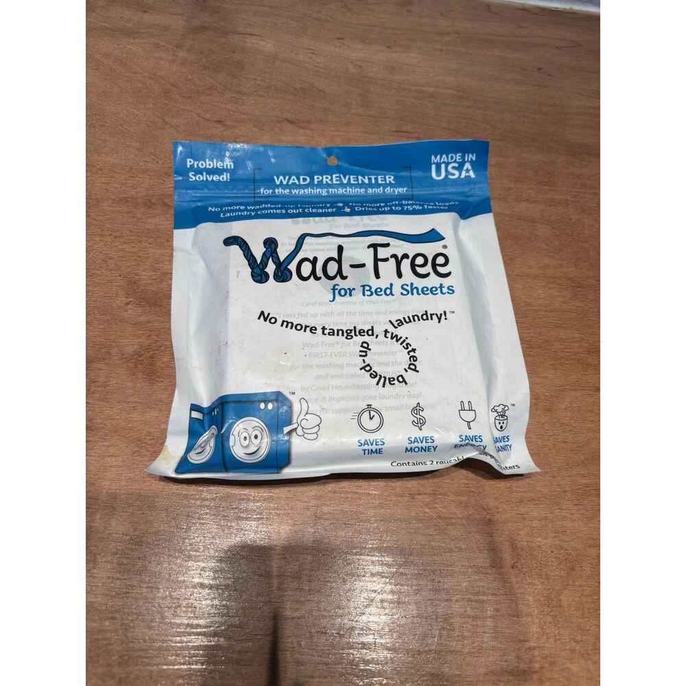 Wad-Free for Bed Sheets, As Seen on Shark Tank, Detangler Wad Preventer